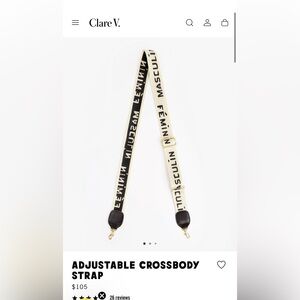 Clare V shoulder strap